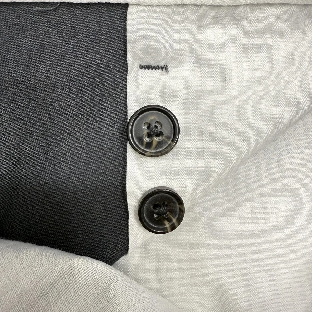 Lands End Mens Gray Dress Pants Size 36 Long Traditional‎ Fit Cotton Classic